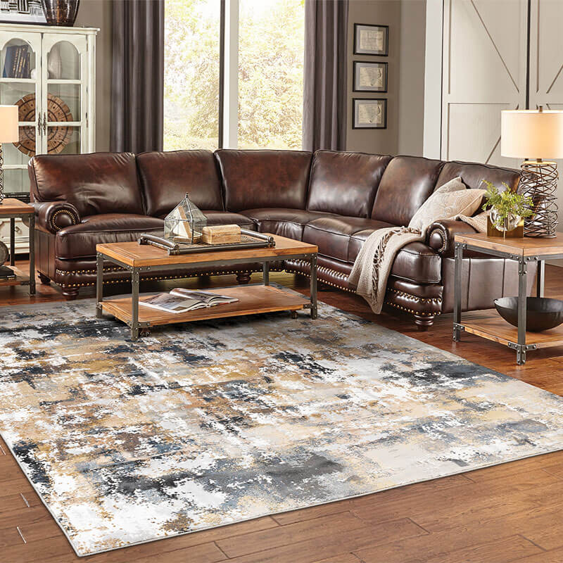 Area rug for living room | Lake Interiors Chelan