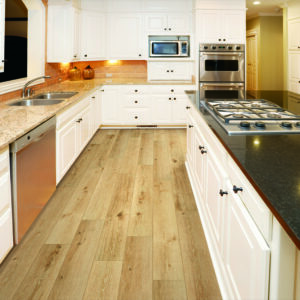 Vinyl flooring for kitchen | Lake Interiors Chelan
